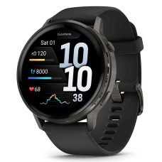 Купить Garmin Venu 4 - 45 mm Slate with Black Silicone Band (010-03014-00) Garmin Venu 4 - 45 mm Slate with Black Silicone Band (010-03014-00)