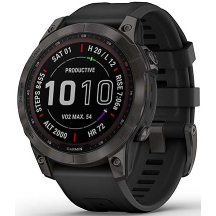 Garmin Fenix 7 Gps Solar Slate Gray / Black Band 